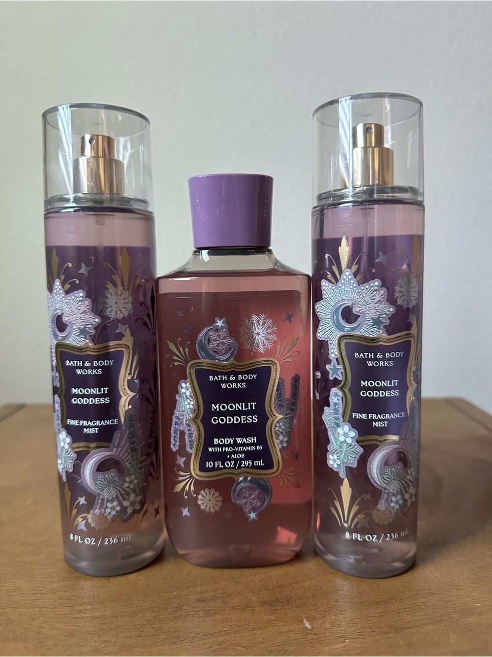 X3 Bath & Body Works Moonlit Goddess Body Wash & Mists NEW